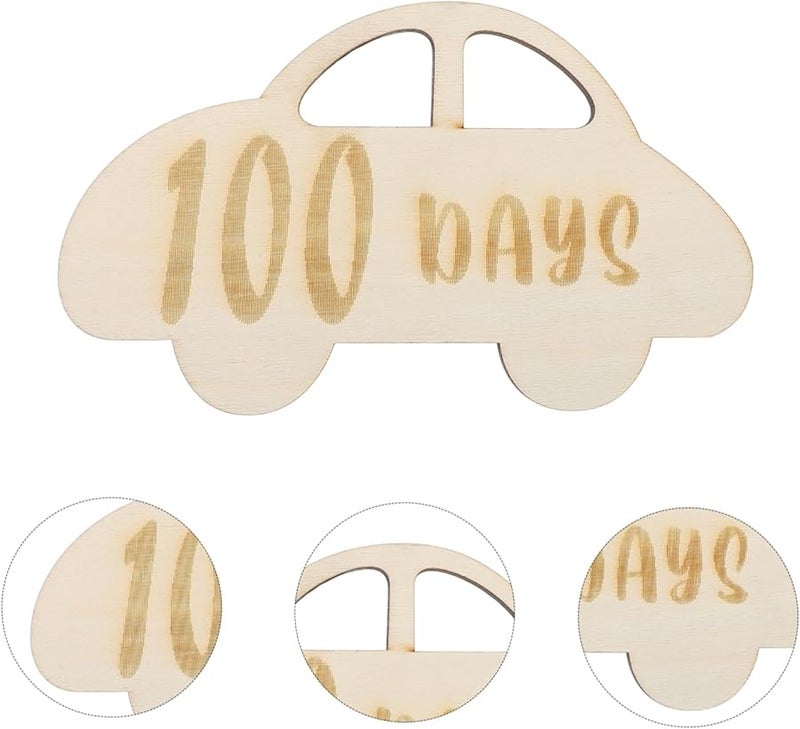 Personalized Wooden Growth Chart Sign For Baby Photography Days Keepsake Decor - Image 5